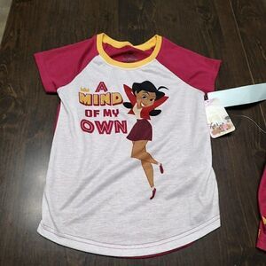 New Disney the proud family shorts pajama set size girl's 6/6X